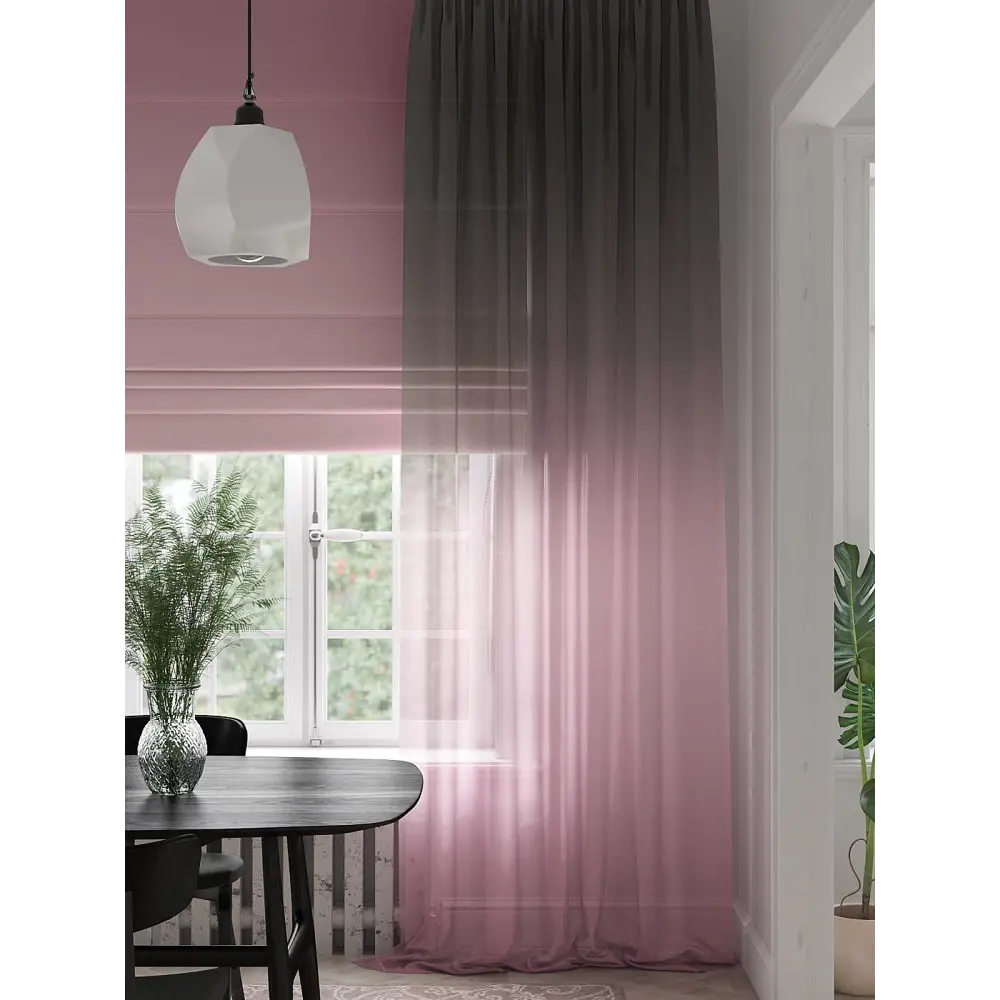 Фото 4 Тюль на шторной ленте Helga Рамиронт 150x280 см цвет розовый Фото 4 Тюль на шторной ленте Helga Рамиронт 150x280 см цвет розовый
