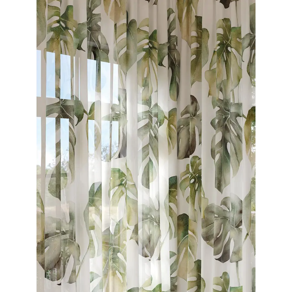 Фото 2 Тюль на шторной ленте Helga хантернис 150x280 см цвет белый Фото 2 Тюль на шторной ленте Helga хантернис 150x280 см цвет белый