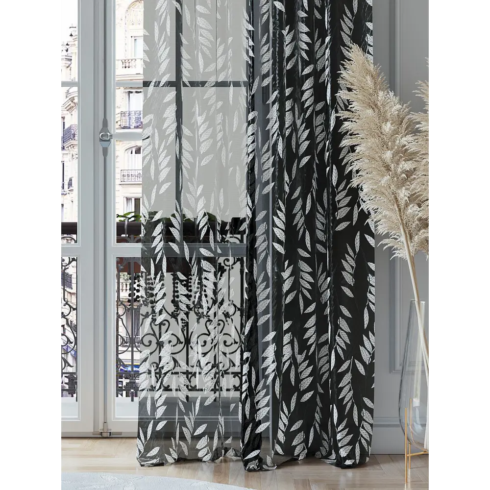 Фото 3 Тюль на шторной ленте Helga Грилорс 150x260 см цвет белый Фото 3 Тюль на шторной ленте Helga Грилорс 150x260 см цвет белый