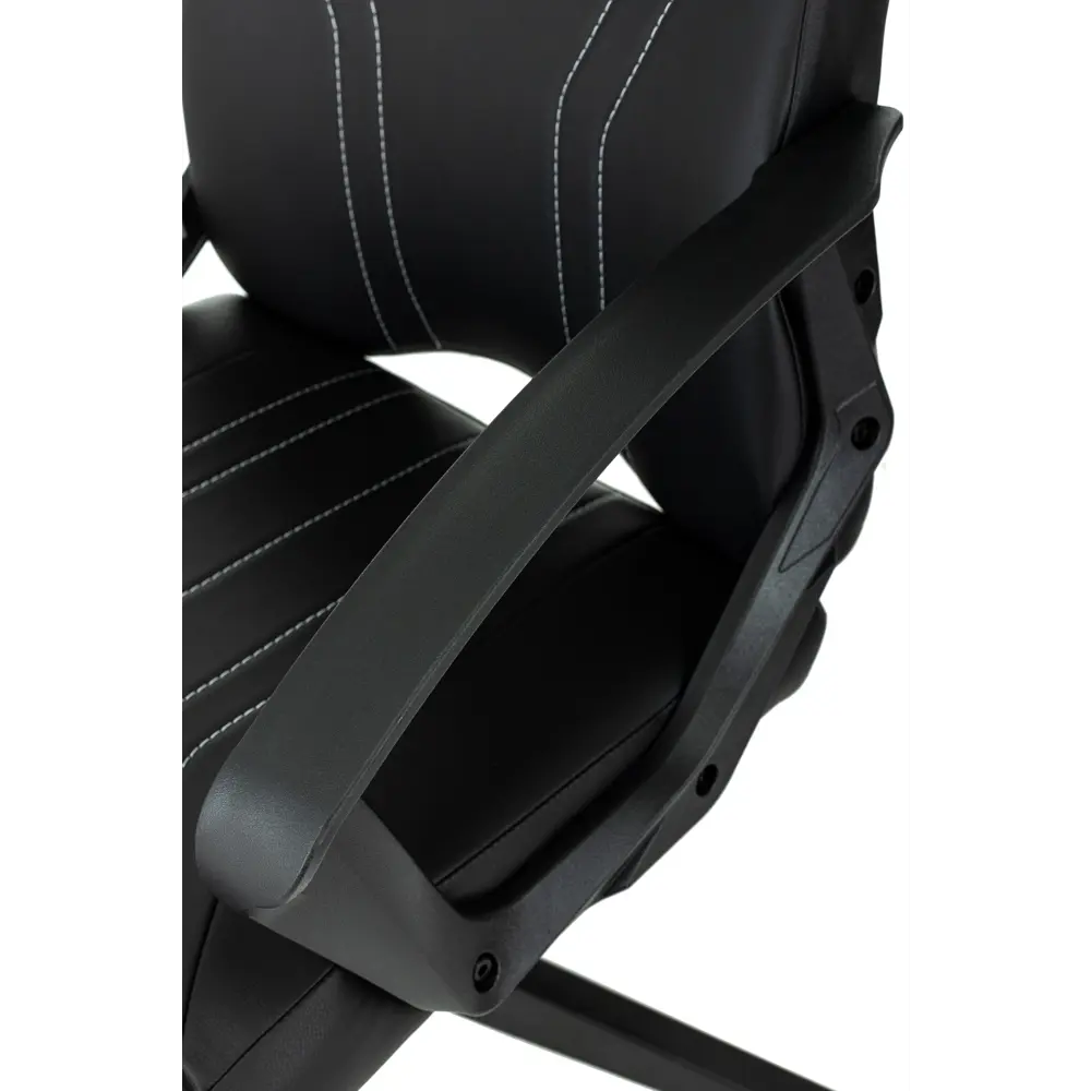 Фото 3 Игровое кресло Zombie 50 57x126x65 см искусственная кожа цвет белый/черный