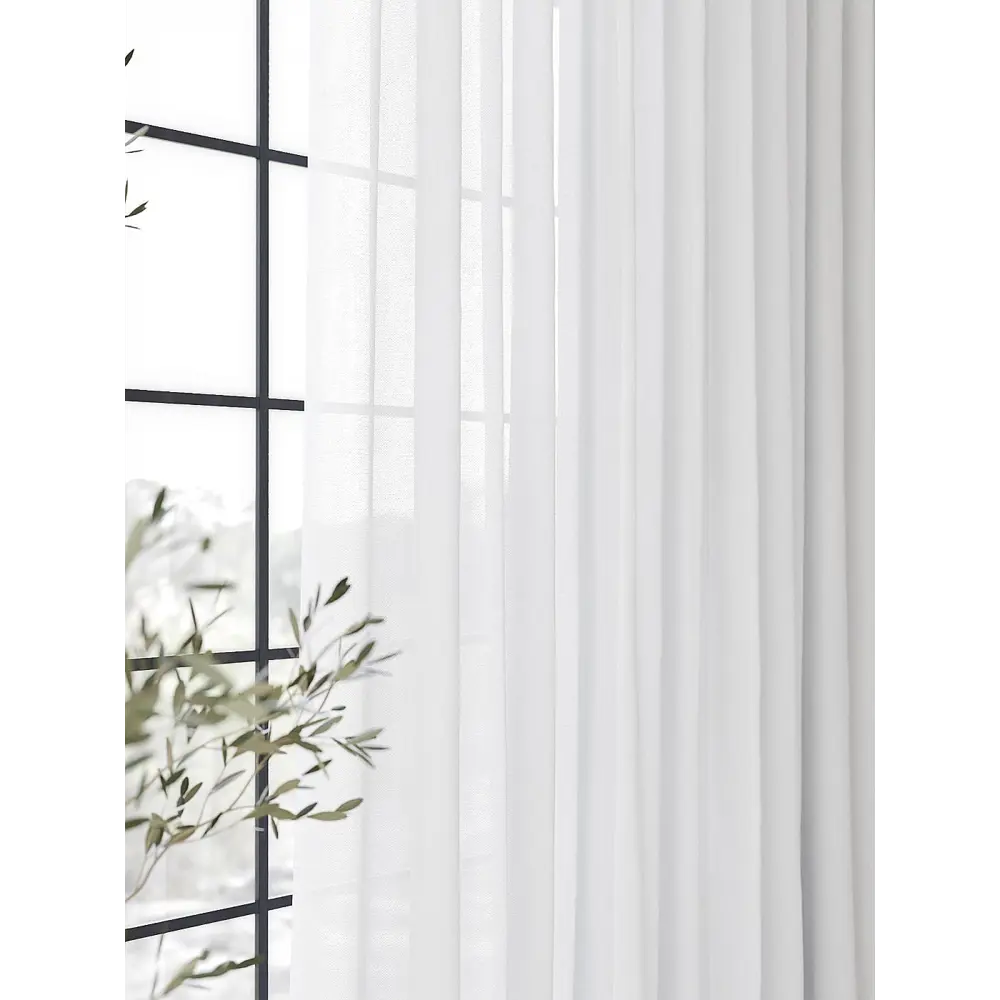 Фото 3 Тюль на шторной ленте Helga хлои 200x279 см цвет салатовый Фото 3 Тюль на шторной ленте Helga хлои 200x279 см цвет салатовый