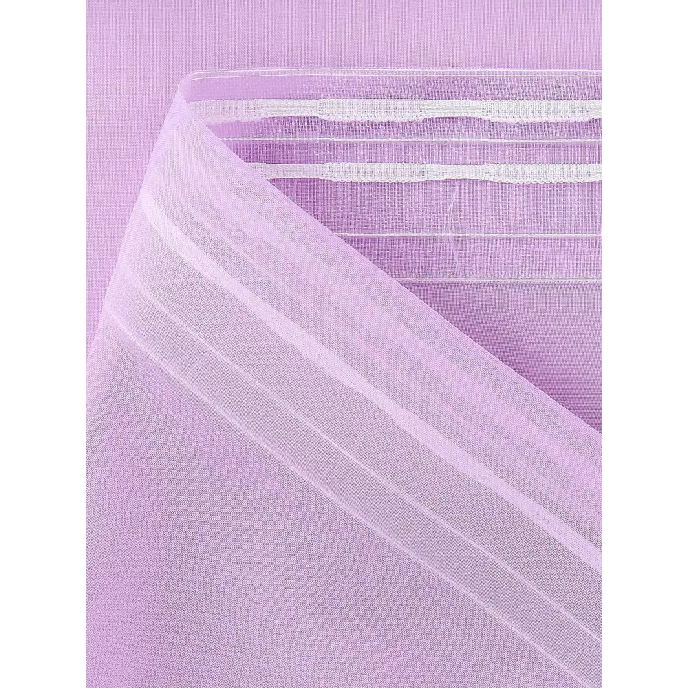 Фото 5 Тюль на шторной ленте для кухни Helga Юнис 145x160 см цвет сиреневый Фото 5 Тюль на шторной ленте для кухни Helga Юнис 145x160 см цвет сиреневый