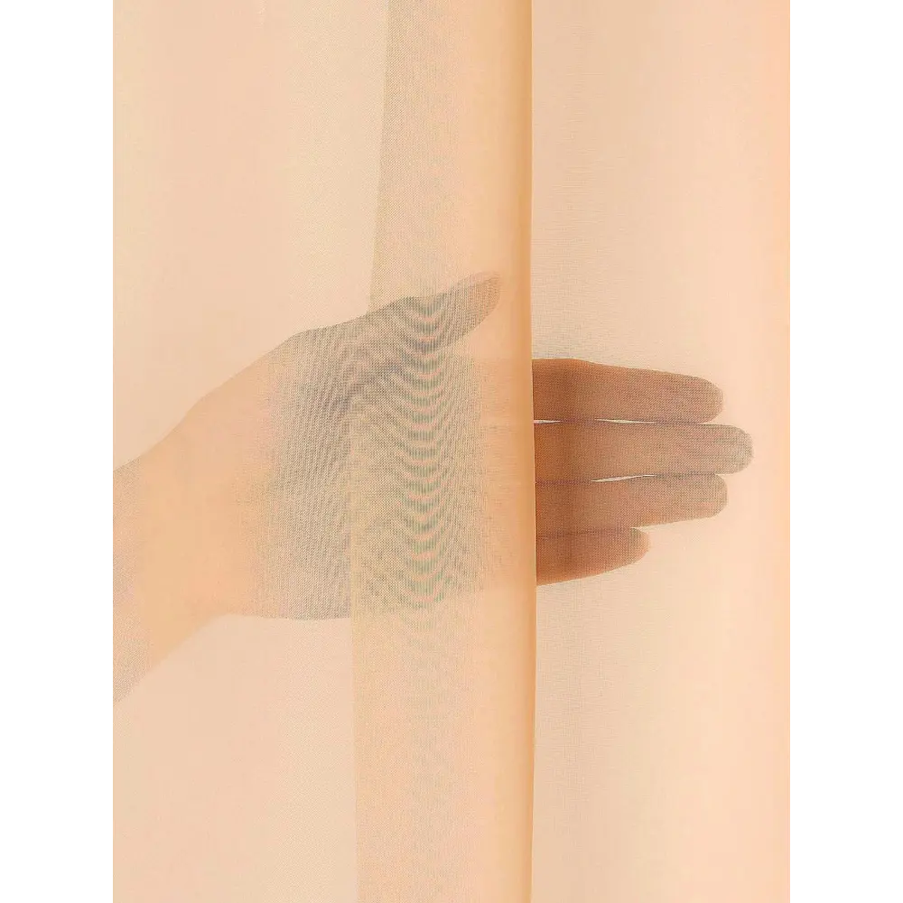 Фото 3 Тюль на шторной ленте для кухни Helga Тициния 300x180 см цвет коралловый