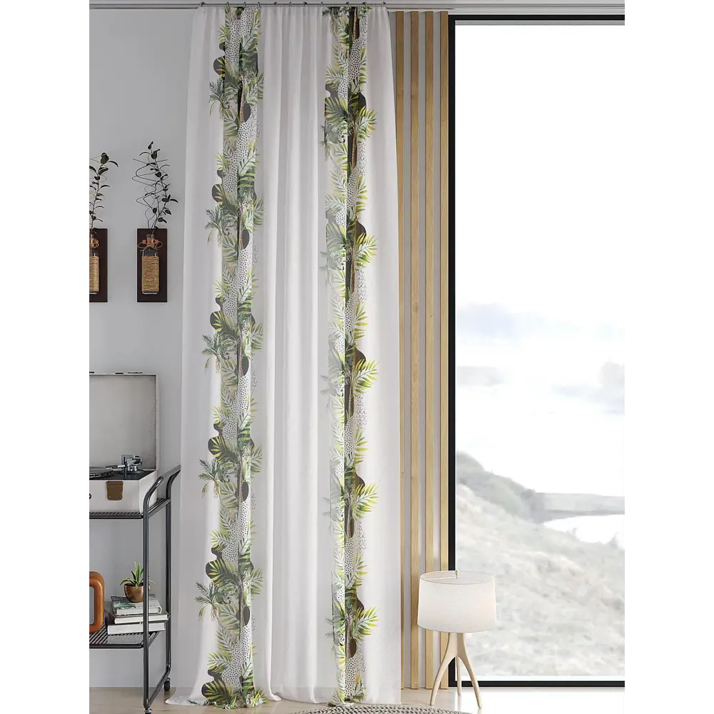 Фото Тюль на шторной ленте Helga Филкрис 150x260 см цвет белый Фото Тюль на шторной ленте Helga Филкрис 150x260 см цвет белый