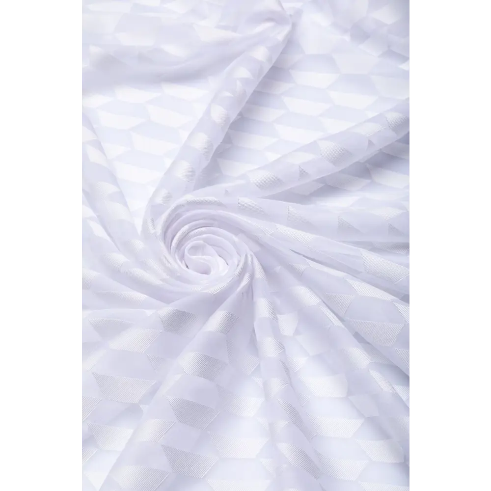 Фото 3 Тюль на шторной ленте Decofest Line Палермо геометрия 200x270 см цвет белый Фото 3 Тюль на шторной ленте Decofest Line Палермо геометрия 200x270 см цвет белый