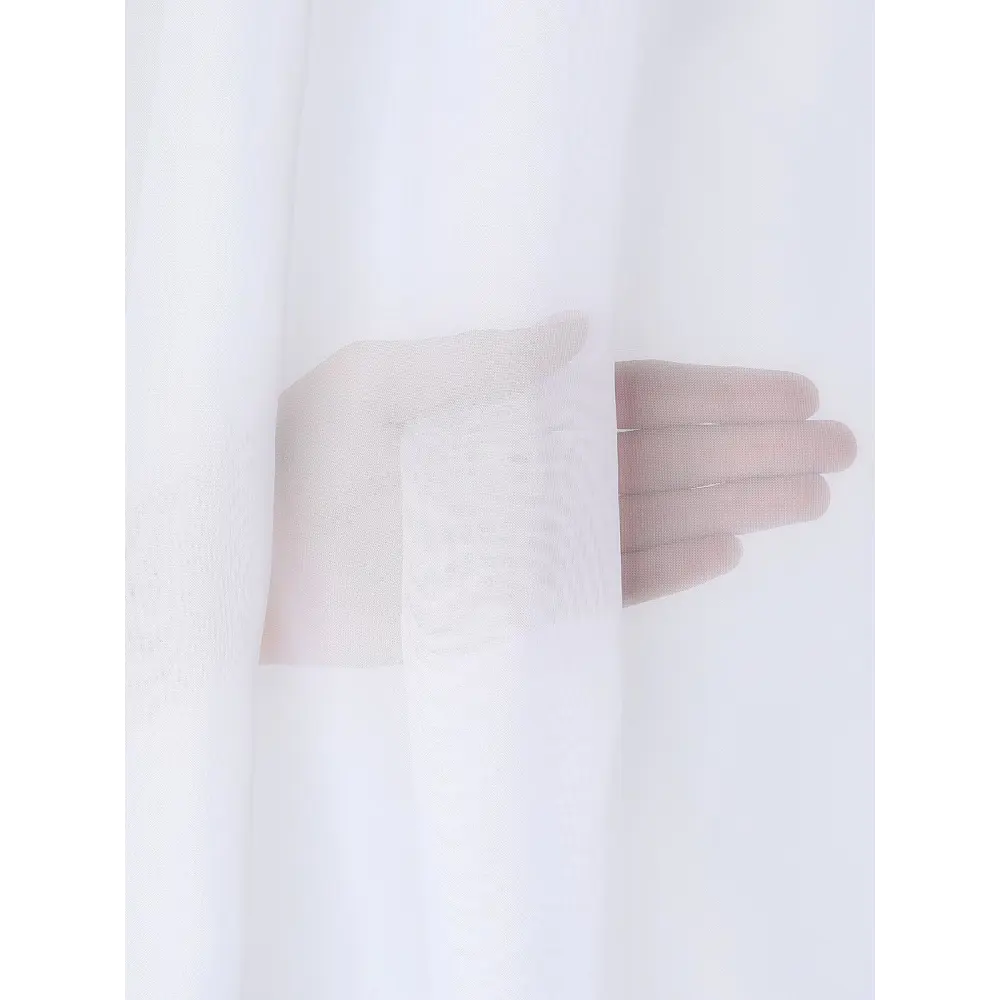 Фото 4 Тюль на шторной ленте для кухни Helga Макер 300x180 см цвет коралловый