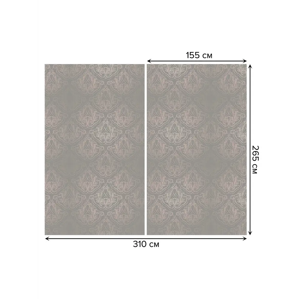 Фото 3 Тюль на шторной ленте Драгоценные чешуйки-6 310x265 см рисунок вензель цвет коричневый Фото 3 Тюль на шторной ленте Драгоценные чешуйки-6 310x265 см рисунок вензель цвет коричневый