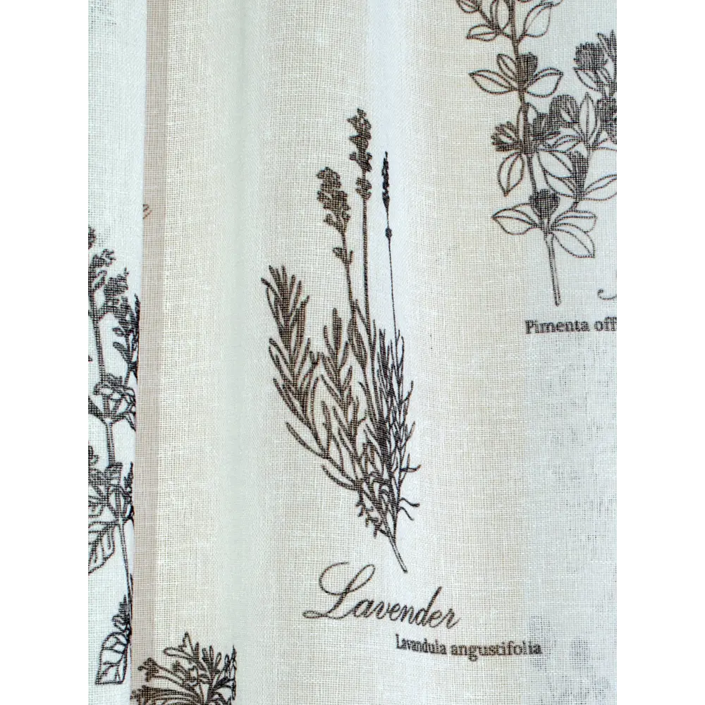 Фото 6 Тюль на шторной ленте для кухни Дебора 300x250 см цвет белый