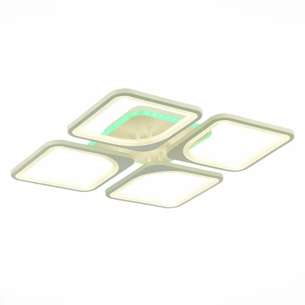 Фото Люстра потолочная светодиодная Alma light Esso AL5002C136WH-RGB 20 м² регулируемый цвет света RGB цвет белый Фото Люстра потолочная светодиодная Alma light Esso AL5002C136WH-RGB 20 м² регулируемый цвет света RGB цвет белый