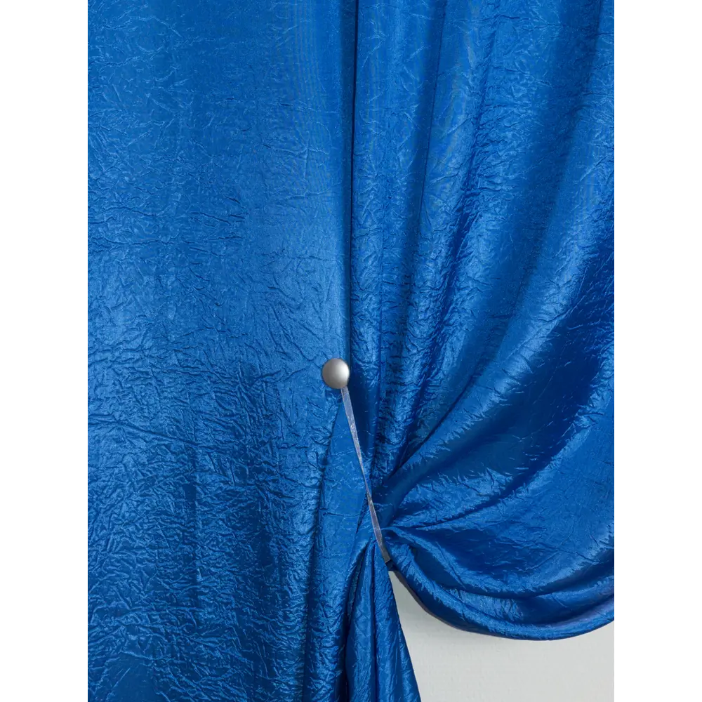 Фото 4 Комплект штор на шторной ленте Соната 250 blue 140x250 см цвет синий Фото 4 Комплект штор на шторной ленте Соната 250 blue 140x250 см цвет синий