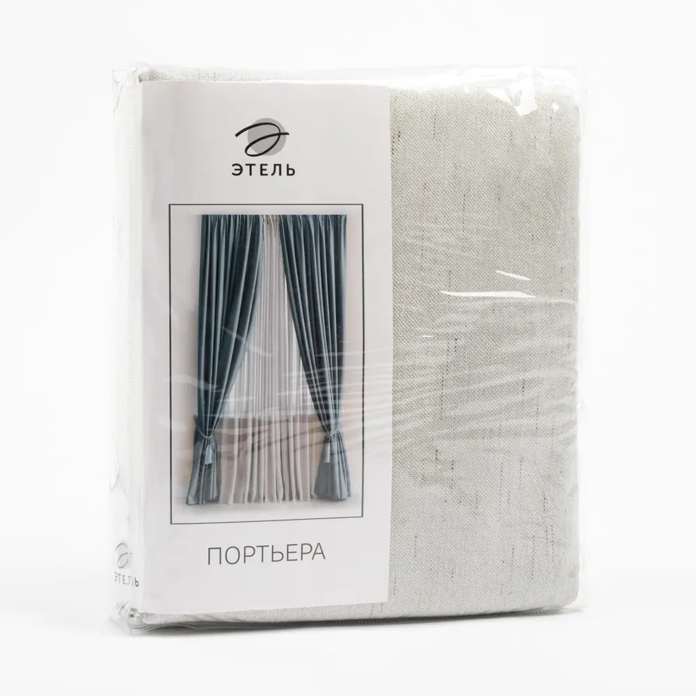 Фото 6 Штора на шторной ленте Этель Классика 145x265 см цвет светло-серый Фото 6 Штора на шторной ленте Этель Классика 145x265 см цвет светло-серый