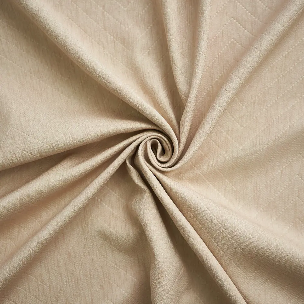 Фото 4 Штора на шторной ленте Witerra Питон 135x260 см цвет бежевый Фото 4 Штора на шторной ленте Witerra Питон 135x260 см цвет бежевый