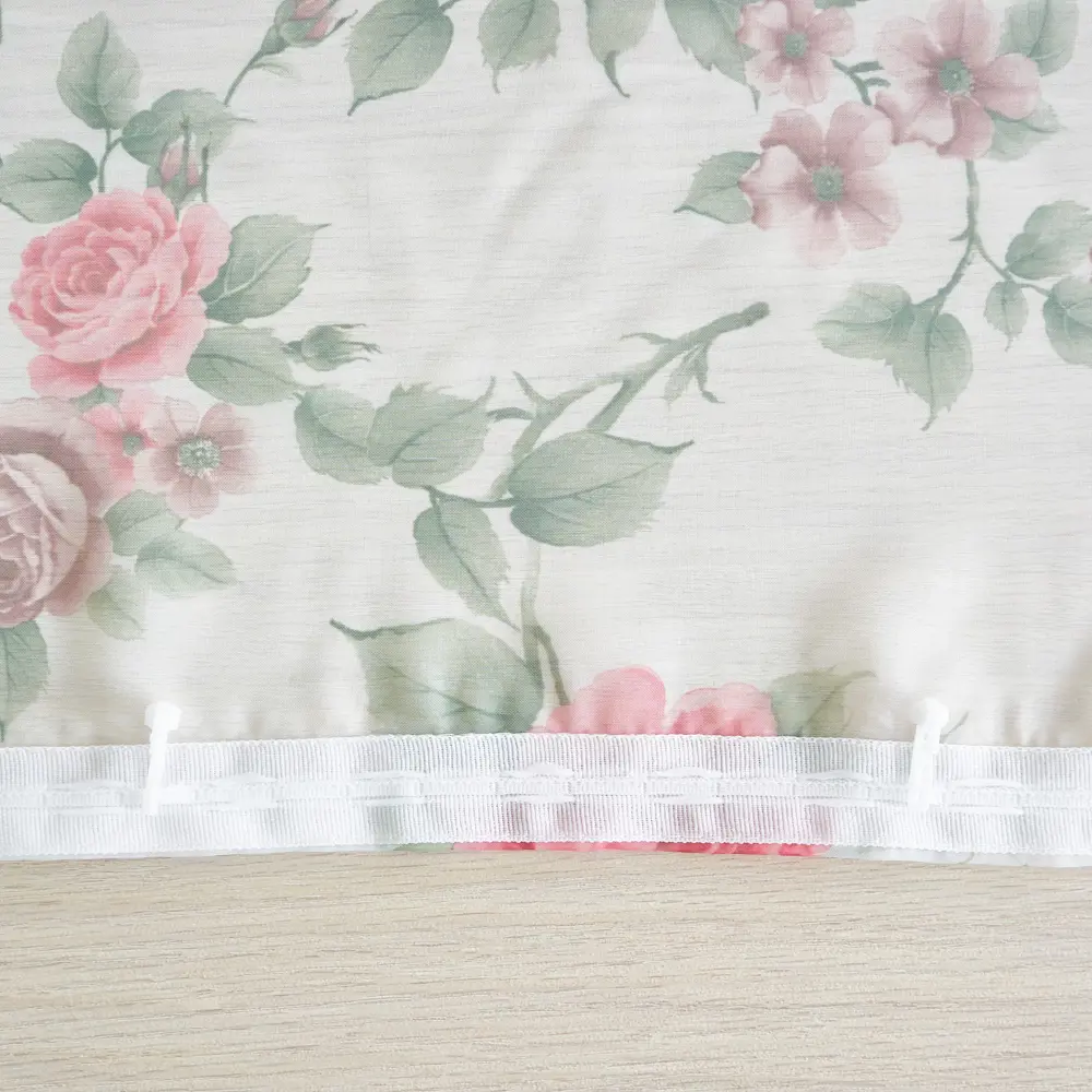 Фото 6 Штора на шторной ленте для кухни Witerra Роза 140x180 см цвет мультиколор