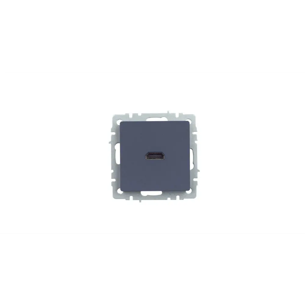 Фото 2 Розетка HDMI встраиваемая IEK Brite РHDMI-0-БрМ без заземления цвет маренго Фото 2 Розетка HDMI встраиваемая IEK Brite РHDMI-0-БрМ без заземления цвет маренго