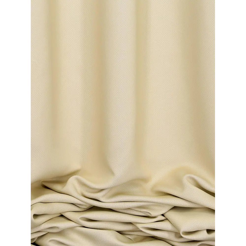 Фото 2 Комплект штор на шторной ленте блэкаут Helga Тиаго 150x280 см цвет сливочный