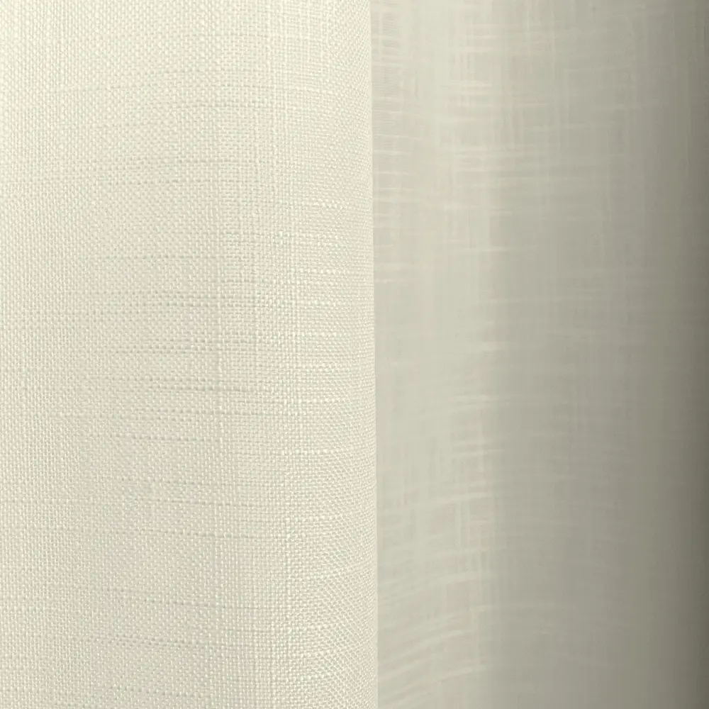Фото 3 Тюль на шторной ленте Witerra Вилладж 150x275 см цвет молочный