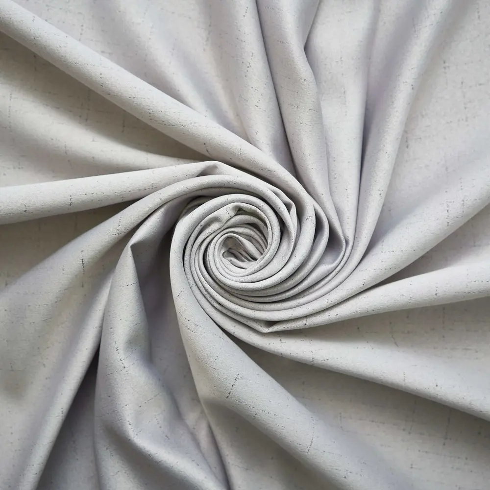 Фото 3 Комплект штор на шторной ленте Witerra однотонный 135x260 см цвет серебро