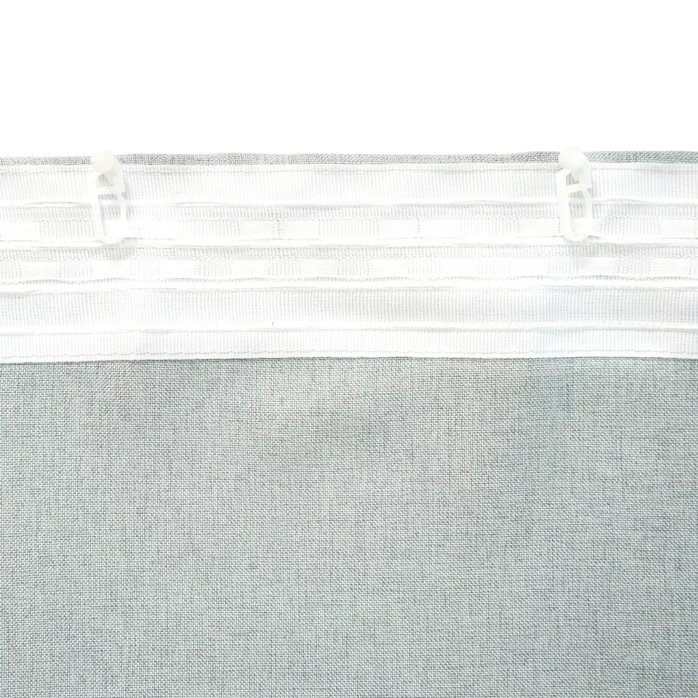 Фото 8 Штора на шторной ленте Witerra лен меланж 135x260 см цвет фисташковый Фото 8 Штора на шторной ленте Witerra лен меланж 135x260 см цвет фисташковый