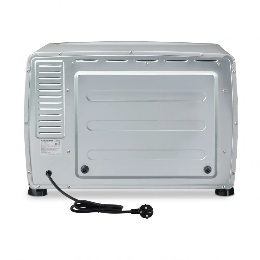 Фото 8 Электропечь 1500 Вт Starwind 1732207 50.5x36.5x37 см цвет серебристый
