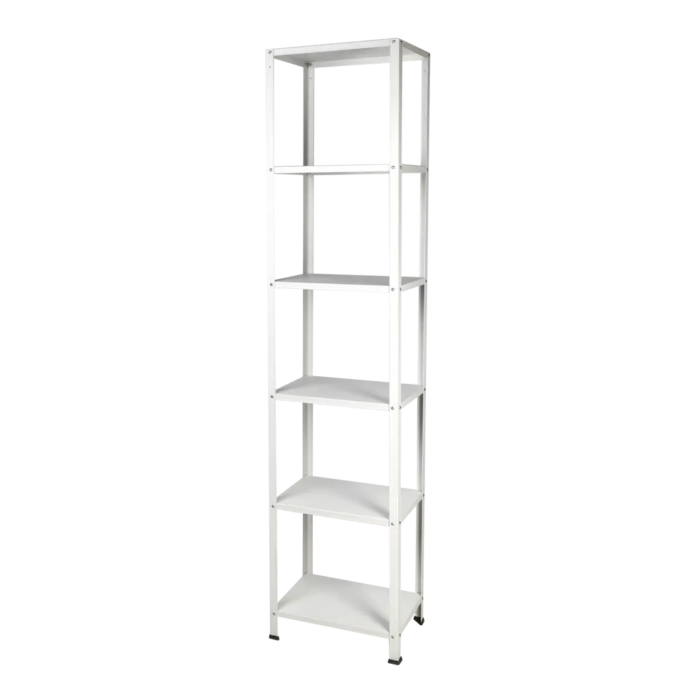 Фото 3 Стеллаж металлический Veranda Жираф XXL 40x183x27 см нагрузка до 20 кг оцинкованная сталь цвет белый Фото 3 Стеллаж металлический Veranda Жираф XXL 40x183x27 см нагрузка до 20 кг оцинкованная сталь цвет белый