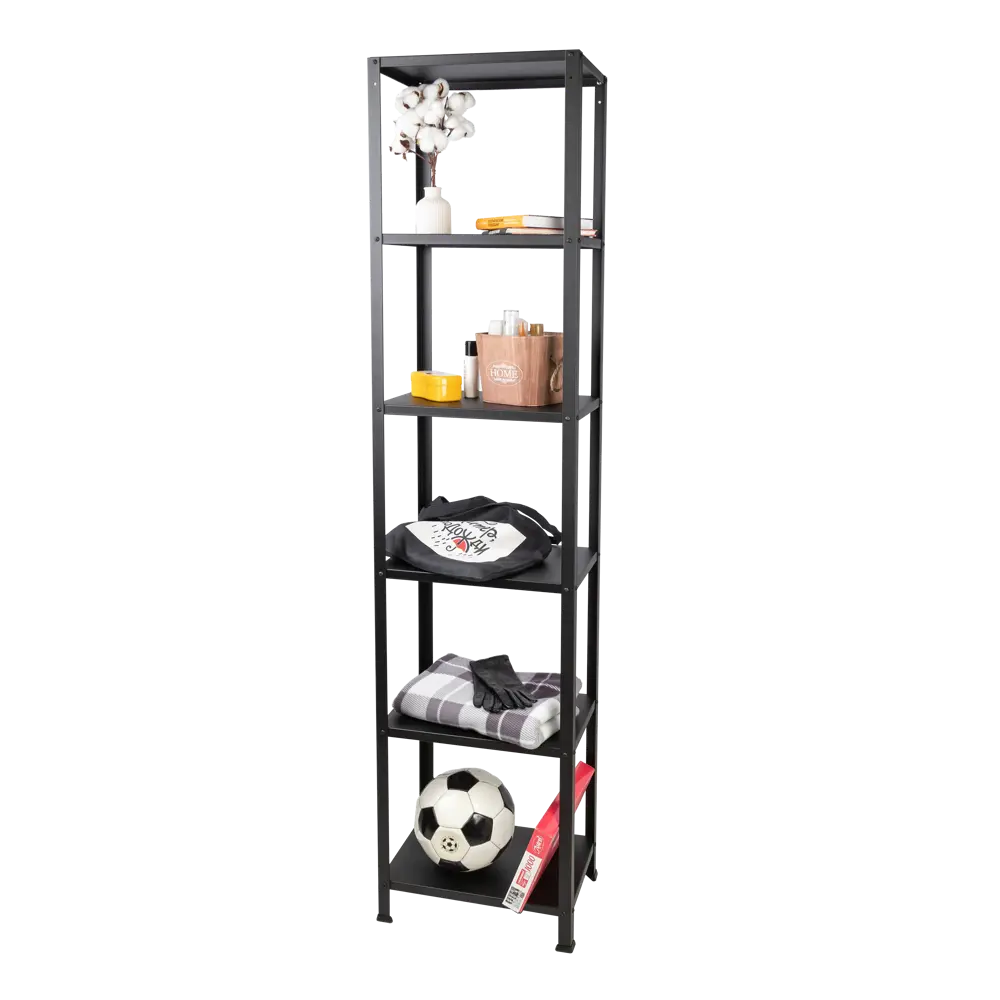 Фото Стеллаж металлический Veranda Жираф XXL 40x183x27 см нагрузка до 20 кг оцинкованная сталь цвет черный Фото Стеллаж металлический Veranda Жираф XXL 40x183x27 см нагрузка до 20 кг оцинкованная сталь цвет черный