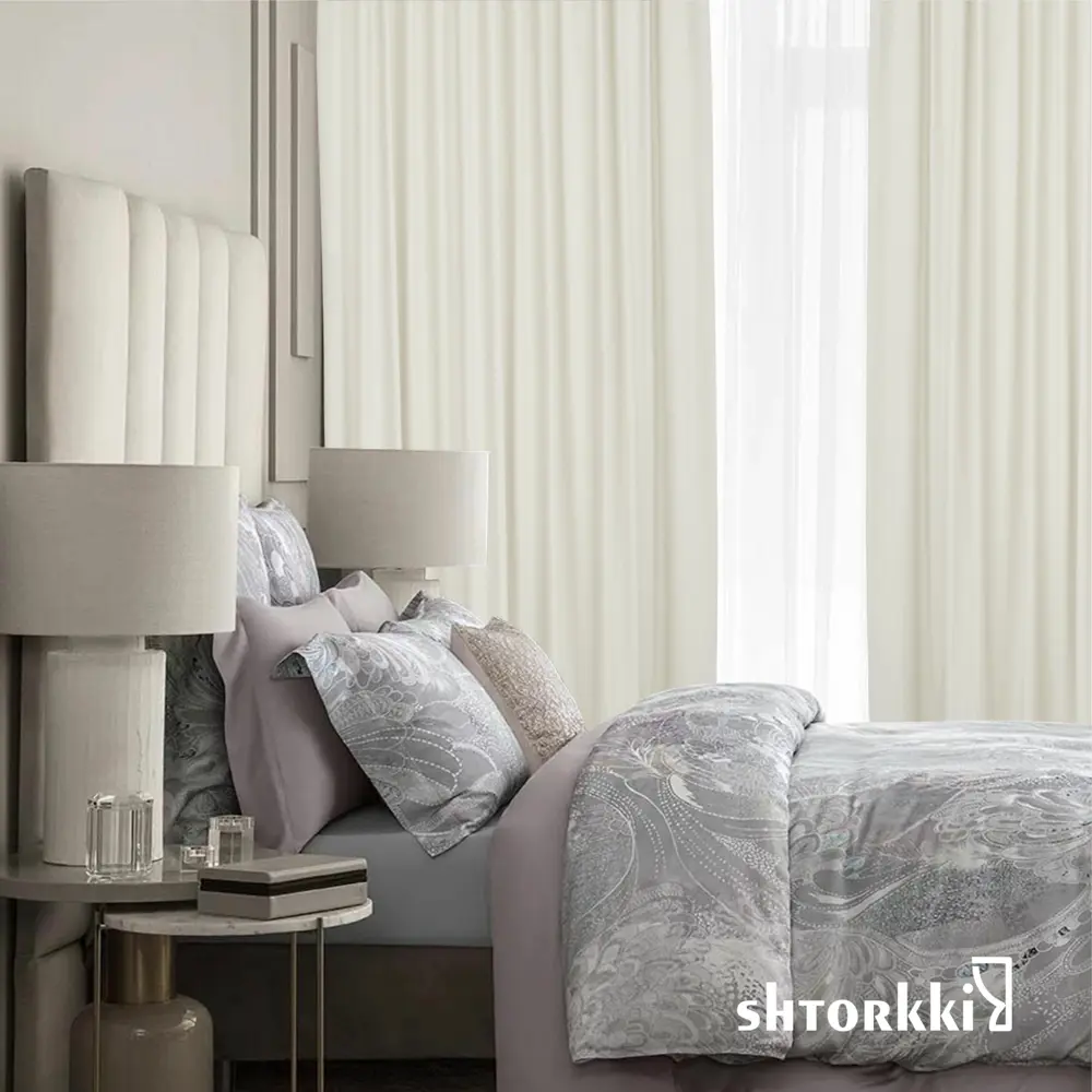 Фото 10 Комплект штор Shtorkki бархат Ivory 95x256 см 2 шт