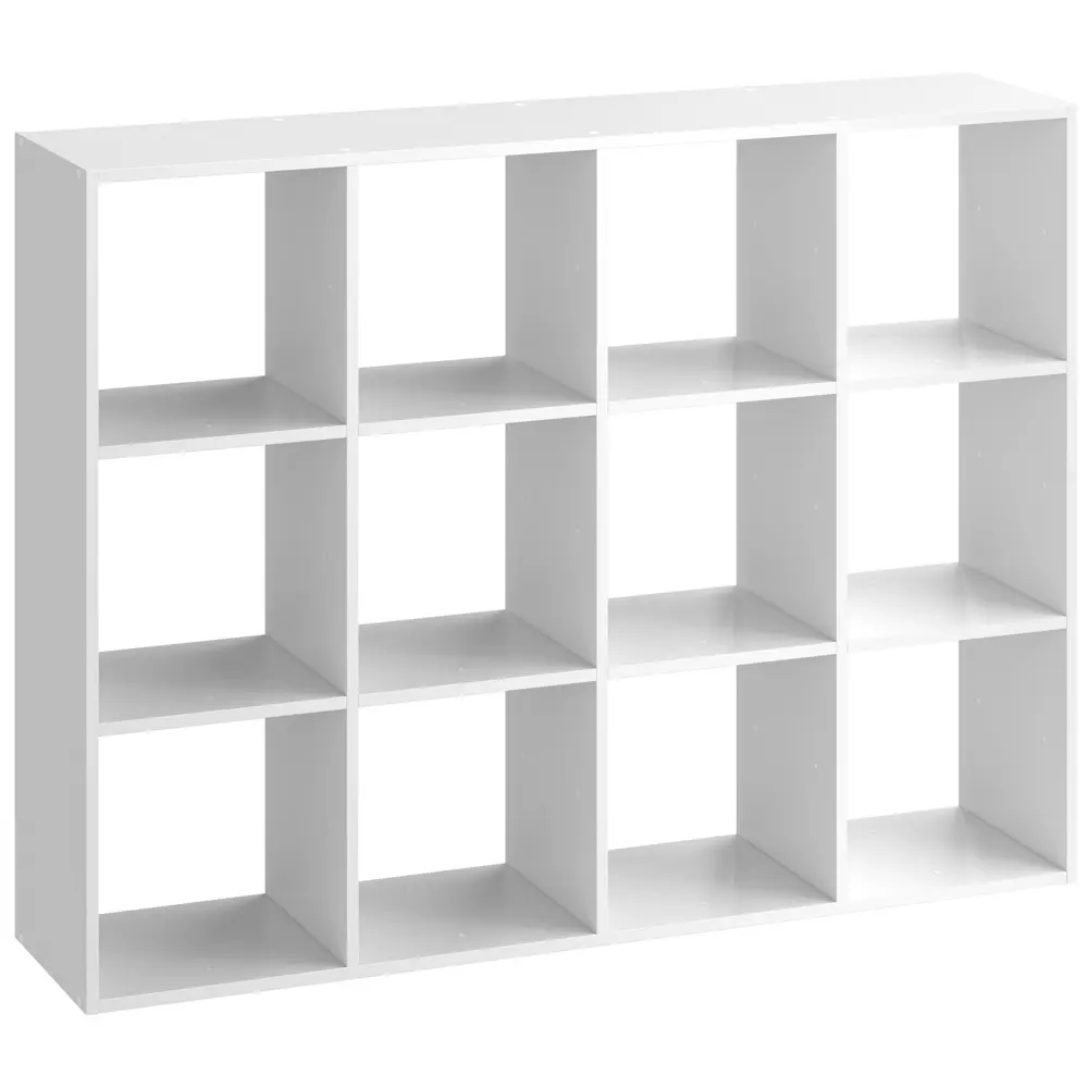 Фото Стеллаж SPACEO KUB 12К, 139х139х31,7 см, цвет белый Фото Стеллаж SPACEO KUB 12К, 139х139х31,7 см, цвет белый