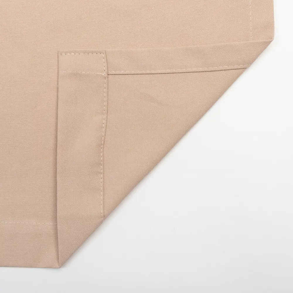 Фото 5 Штора на шторной ленте Этель 150x270 см цвет бежевый Фото 5 Штора на шторной ленте Этель 150x270 см цвет бежевый