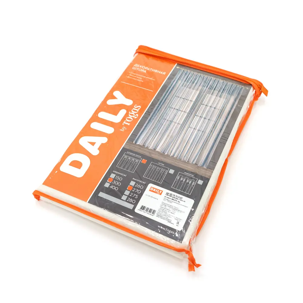 Фото 3 Штора на шторной ленте Daily By T Синтия 300x270 см цвет шампань Фото 3 Штора на шторной ленте Daily By T Синтия 300x270 см цвет шампань