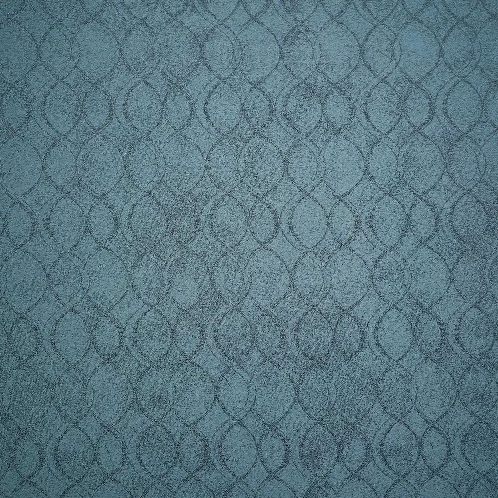 Фото 3 Штора на ленте жаккард Инфини 135x260 см цвет синий