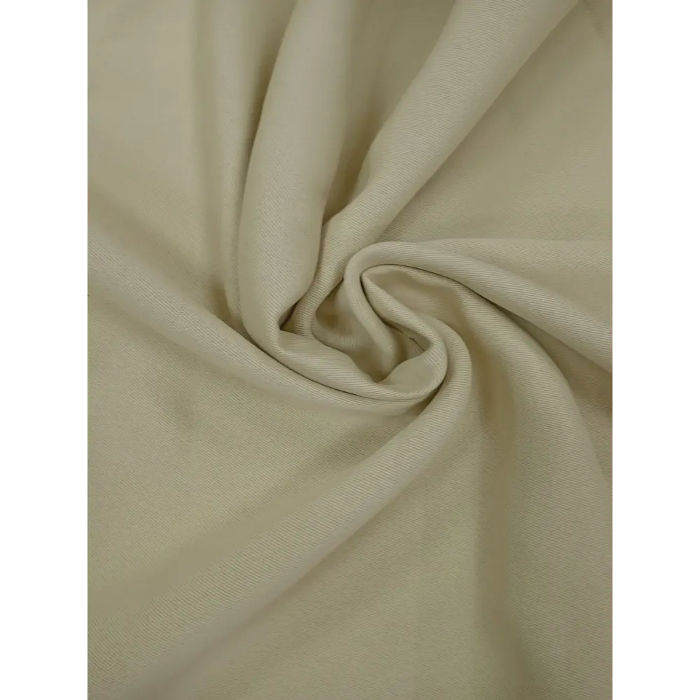 Фото 2 Штора на шторной ленте Костромской текстиль Блэкаут 250x260 см цвет светло-сливочный