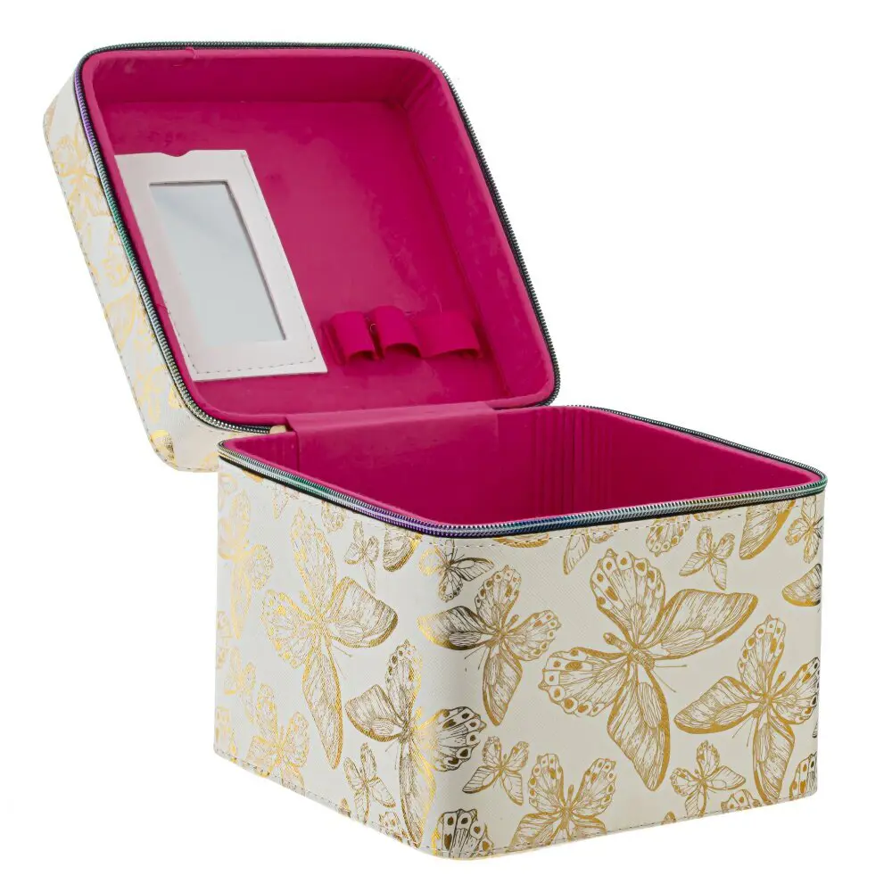 Фото 4 Шкатулка 799184 металл и ПВХ цвет желтый