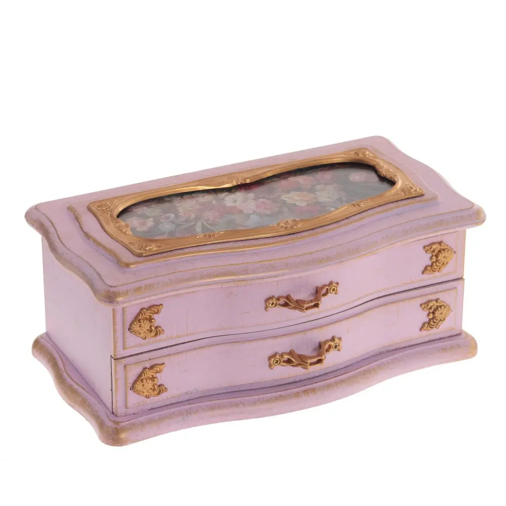 Фото 2 Шкатулка 785545 металл и ПВХ цвет розовый Фото 2 Шкатулка 785545 металл и ПВХ цвет розовый