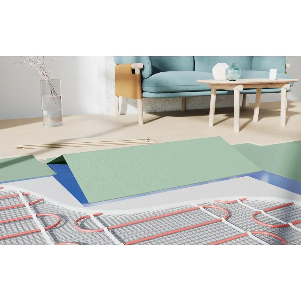 Фото Подложка-гармошка Faberhaus зеленая 1050x500x3 мм 10.5 м² Фото Подложка-гармошка Faberhaus зеленая 1050x500x3 мм 10.5 м²
