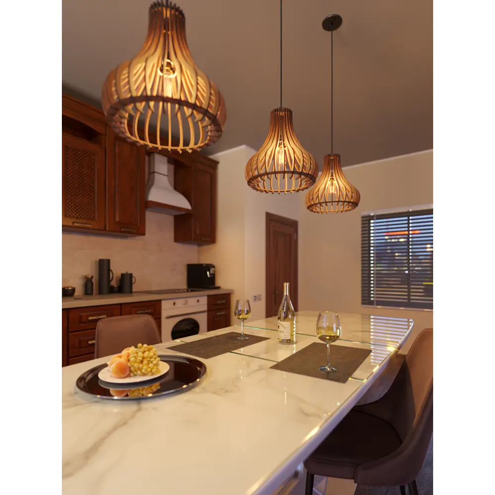 Фото 6 Люстра подвесная Brillight Love-23.1 1 лампа 15 м² цвет коричневый Фото 6 Люстра подвесная Brillight Love-23.1 1 лампа 15 м² цвет коричневый