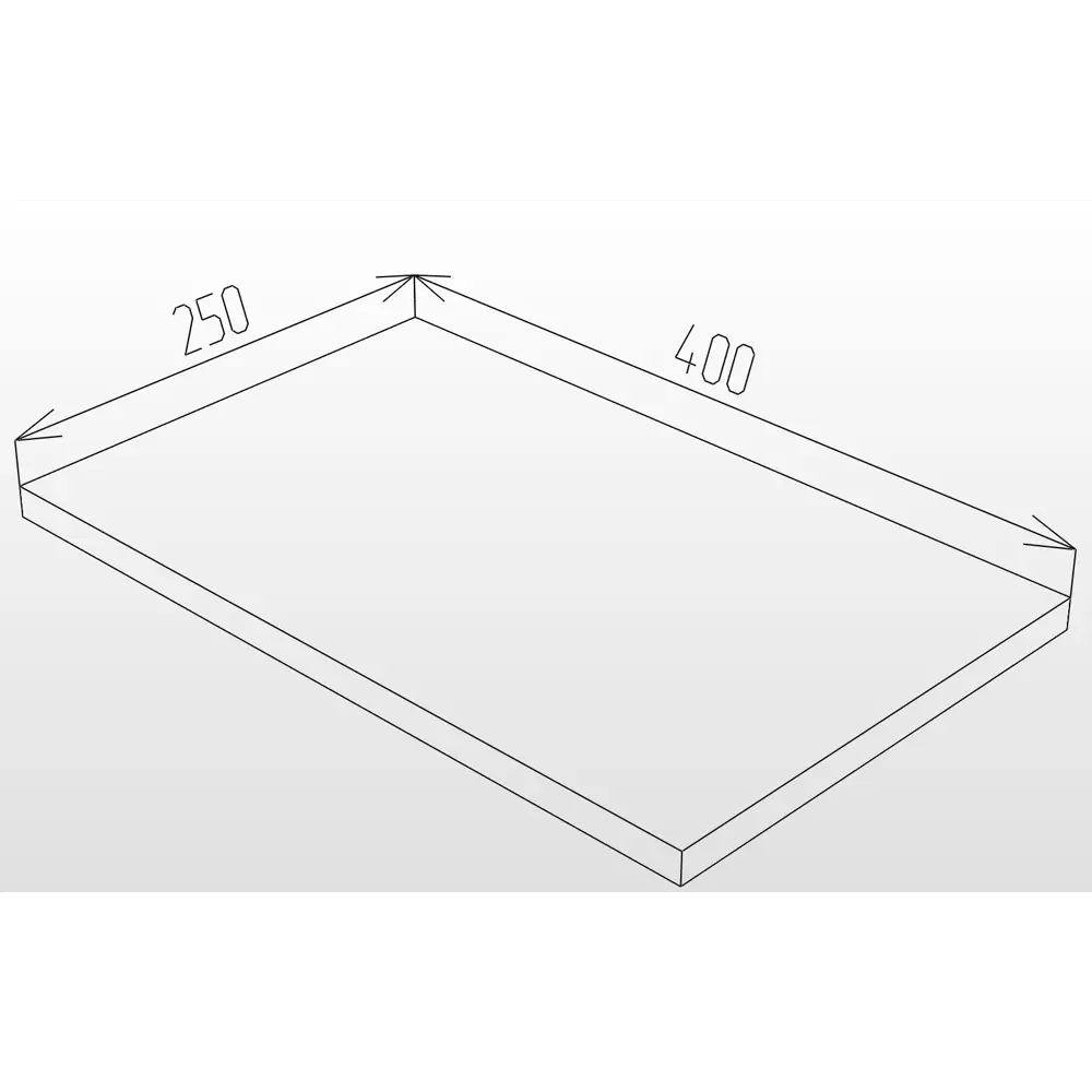 Фото 2 Настенная полка Velardy 40x25 см ЛДСП цвет белый Фото 2 Настенная полка Velardy 40x25 см ЛДСП цвет белый