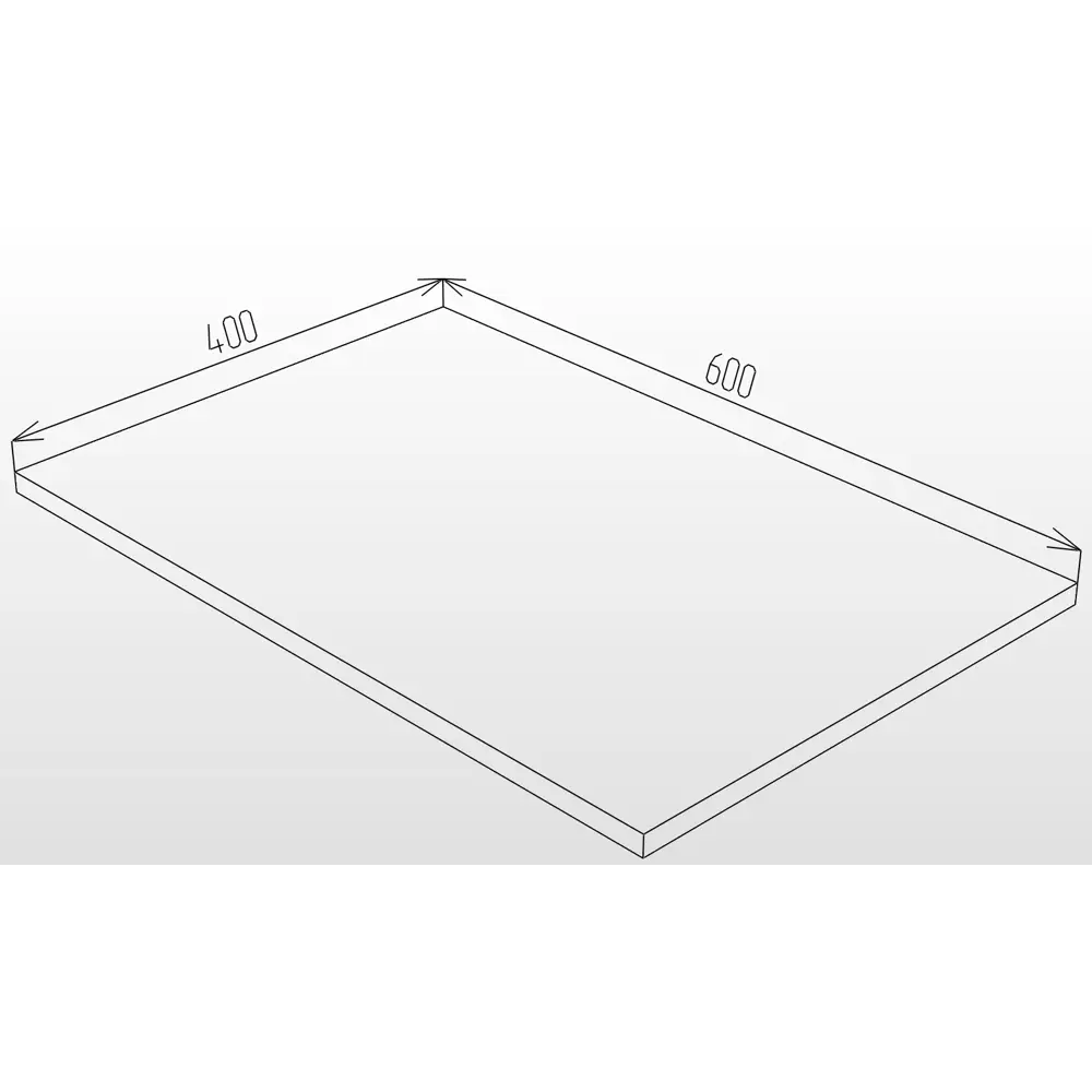 Фото 2 Настенная полка Velardy 60x40 см ЛДСП цвет белый Фото 2 Настенная полка Velardy 60x40 см ЛДСП цвет белый