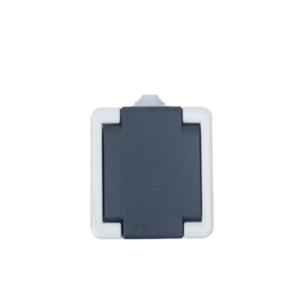 Фото 2 Розетка накладная Aling-conel Armor 2711.1А Н3 с заземлением цвет серый/графитовый набор 3 шт. Фото 2 Розетка накладная Aling-conel Armor 2711.1А Н3 с заземлением цвет серый/графитовый набор 3 шт.