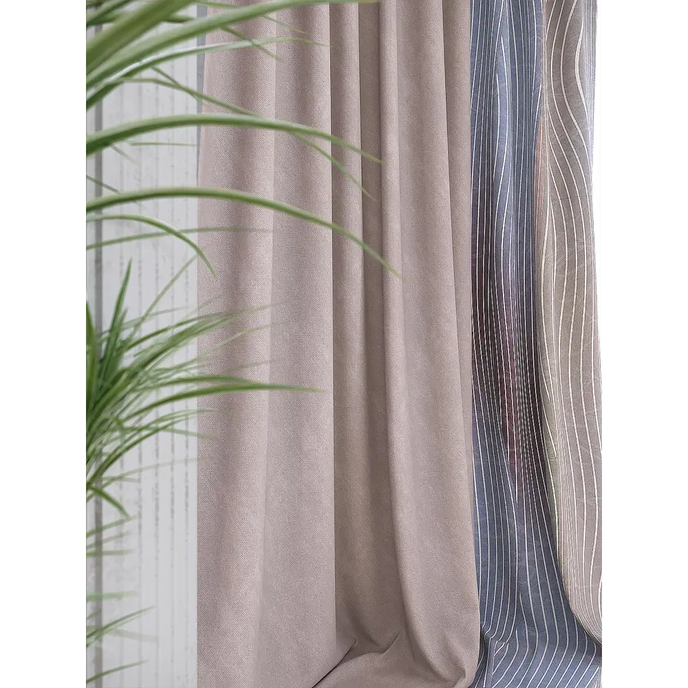 Фото 2 Комплект штор на шторной ленте AT Home Мирсорт 220x280 см цвет белый Фото 2 Комплект штор на шторной ленте AT Home Мирсорт 220x280 см цвет белый