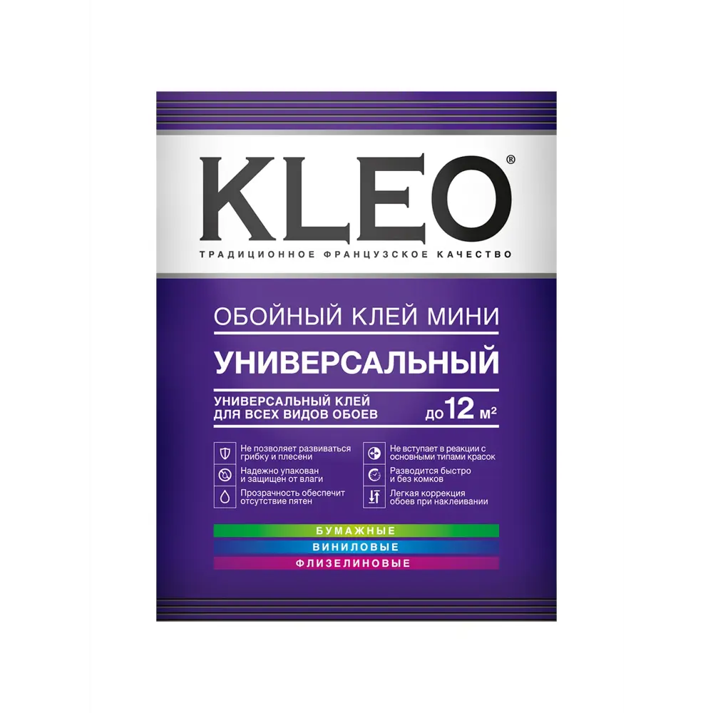 Фото Клей для обоев универсальный Kleo Mini 12 м² Фото Клей для обоев универсальный Kleo Mini 12 м²