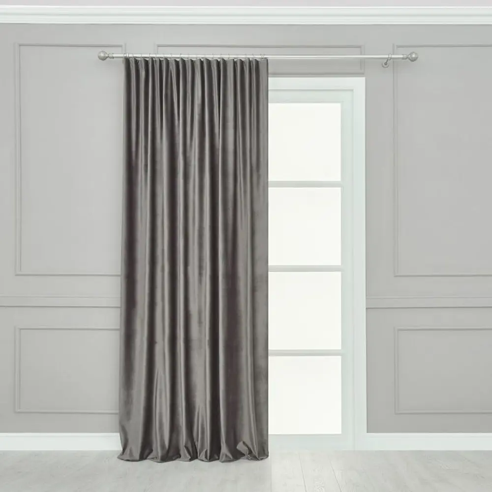Фото Штора Sanpa Home Collection Софи 200x280 см цвет серый Фото Штора Sanpa Home Collection Софи 200x280 см цвет серый