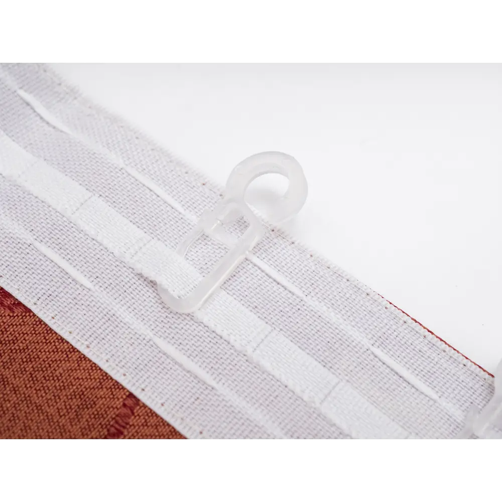 Фото 5 Штора на шторной ленте Веточки - листья 150x270 см цвет бордовый Фото 5 Штора на шторной ленте Веточки - листья 150x270 см цвет бордовый