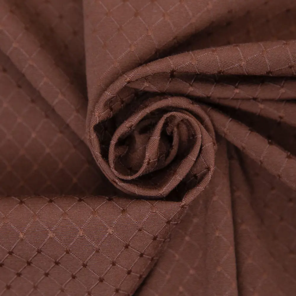 Фото 5 Штора на шторной ленте Этель Английский стиль 170x250 см цвет коричневый