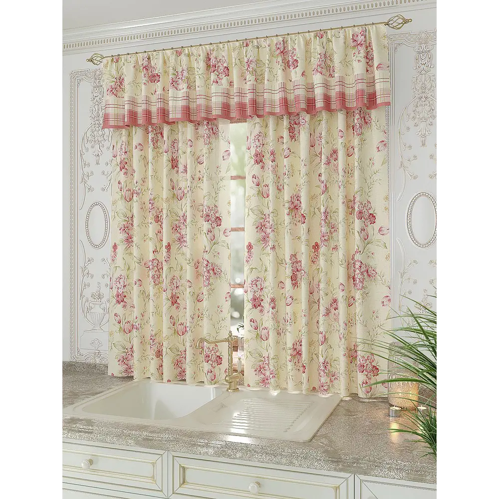 Фото 3 Штора на шторной ленте Helga Сенкайлор 180x150 см цвет бежевый Фото 3 Штора на шторной ленте Helga Сенкайлор 180x150 см цвет бежевый