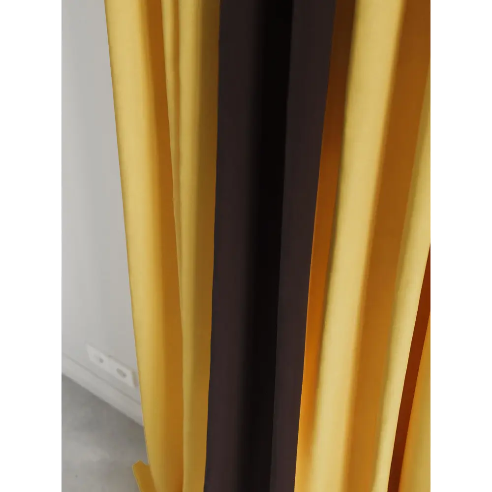 Фото 4 Комплект штор на шторной ленте AT Home Нобиус-87 180x240 см цвет желтый/золото Фото 4 Комплект штор на шторной ленте AT Home Нобиус-87 180x240 см цвет желтый/золото