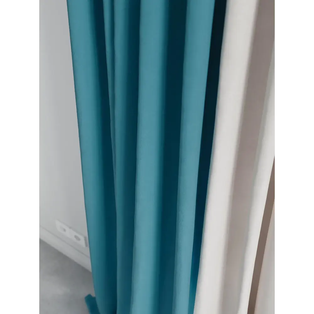 Фото 4 Комплект штор на шторной ленте AT Home Нобиус-98 145x240 см цвет бежевый