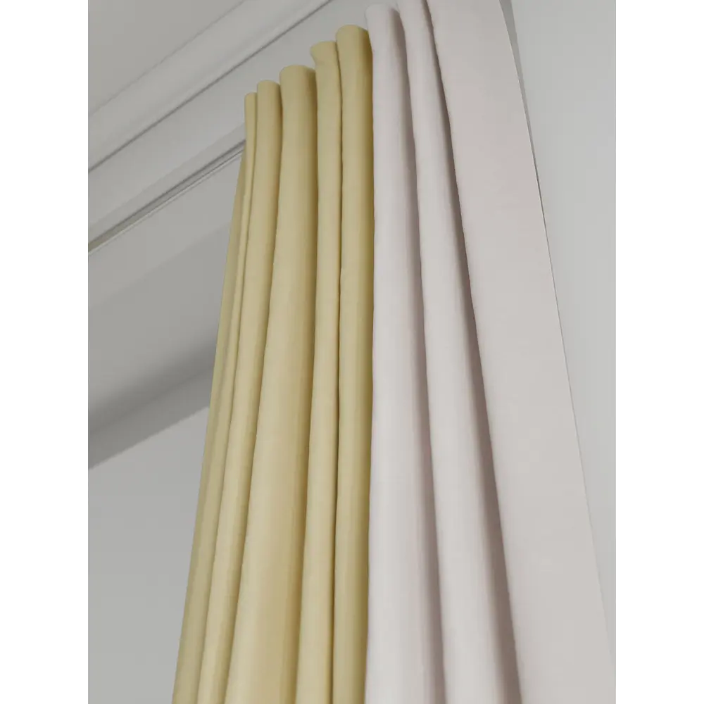 Фото 5 Комплект штор на шторной ленте AT Home Нобиус-130 145x340 см цвет бежевый Фото 5 Комплект штор на шторной ленте AT Home Нобиус-130 145x340 см цвет бежевый