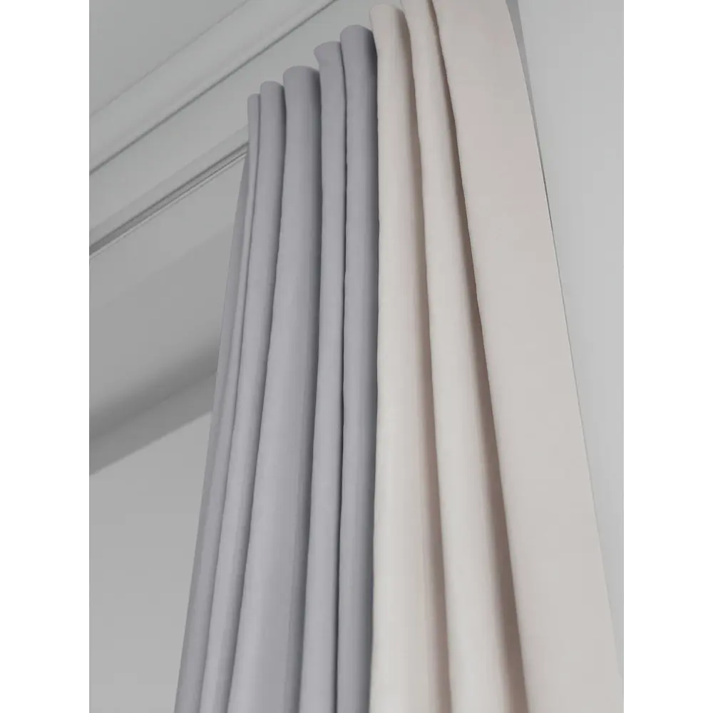 Фото 5 Комплект штор на шторной ленте AT Home Нобиус-126 145x230 см цвет бежевый Фото 5 Комплект штор на шторной ленте AT Home Нобиус-126 145x230 см цвет бежевый