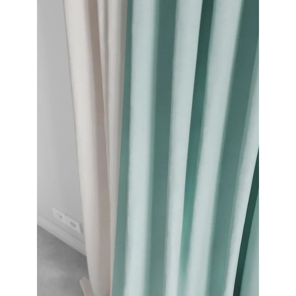 Фото 4 Комплект штор на шторной ленте AT Home Нобиус-124 145x260 см цвет бежевый Фото 4 Комплект штор на шторной ленте AT Home Нобиус-124 145x260 см цвет бежевый