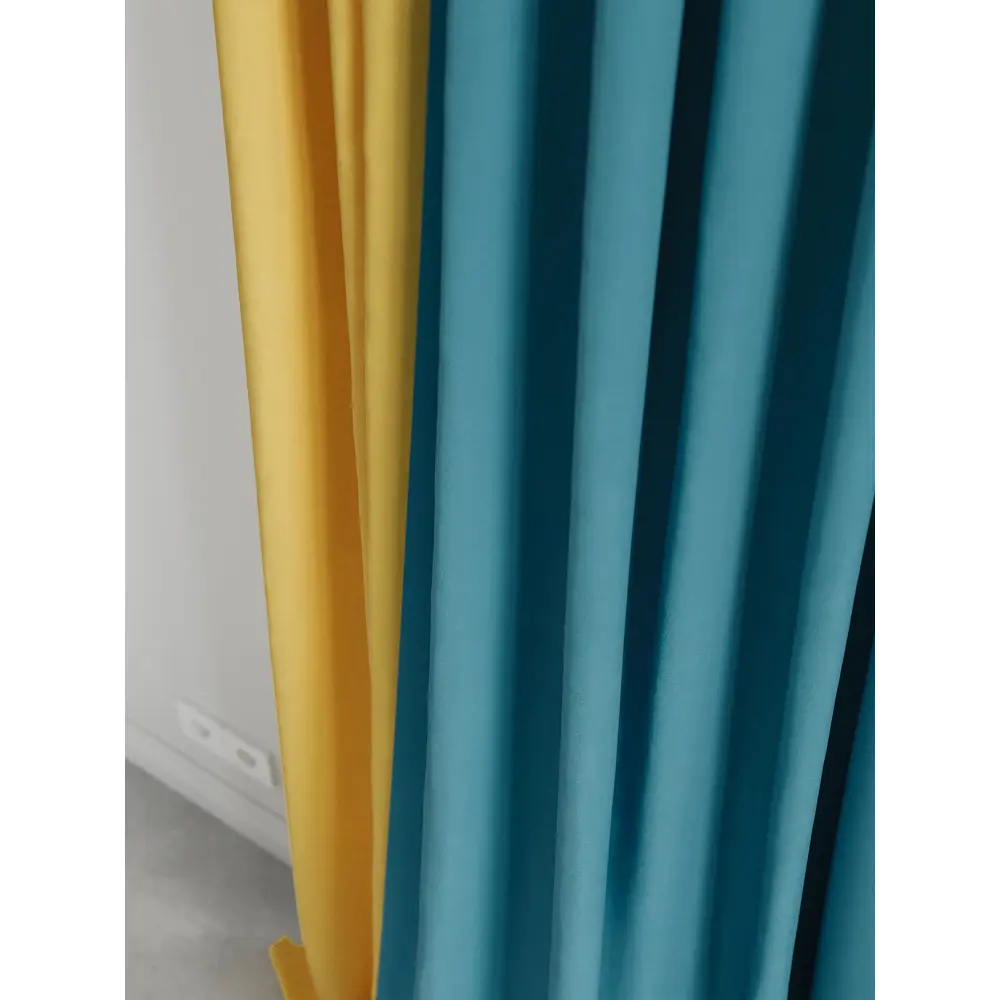 Фото 4 Комплект штор на шторной ленте AT Home Нобиус-140 145x290 см цвет желтый/золото Фото 4 Комплект штор на шторной ленте AT Home Нобиус-140 145x290 см цвет желтый/золото